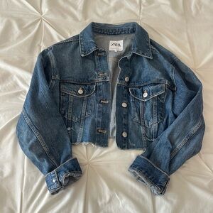 Zara Blue Denim Jacket